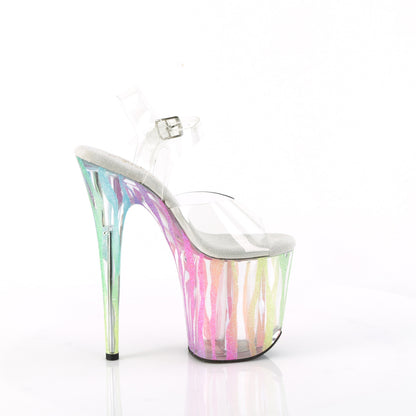 Pleaser   FLAMINGO-808RG-03 CLR/Rainbow Brillantina