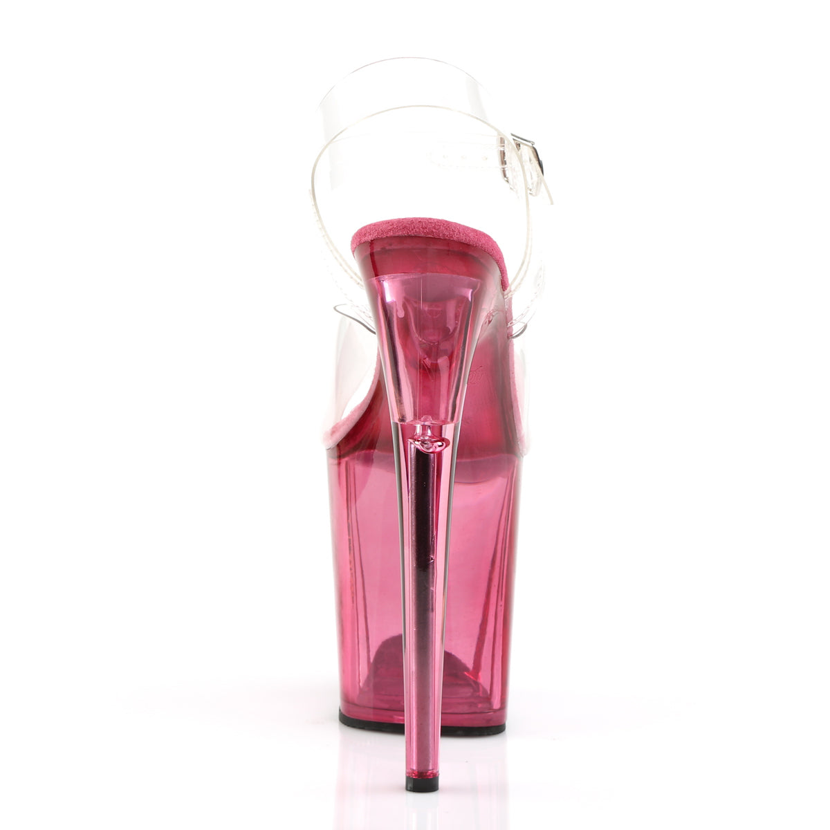 Pleaser Sandalias para mujer FLAMINGO-808t clr / rosa tintado