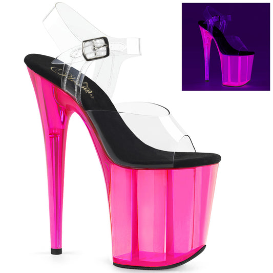 Pleaser Sandalias para mujer FLAMINGO-808uvt clr / h. Rosa tintado
