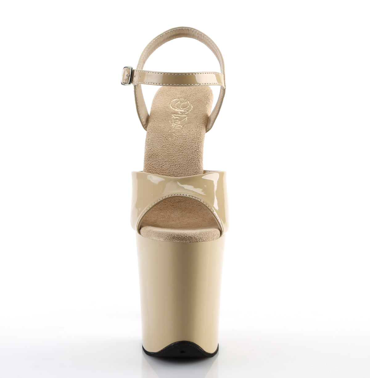 Pleaser Sandalias para mujer FLAMINGO-809 Crema Pat / Crema