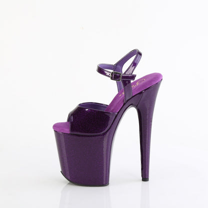Pleaser   FLAMINGO-809GP Purple Glitter Pat/M