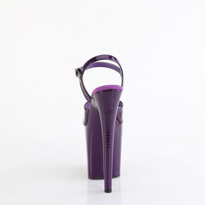 Pleaser   FLAMINGO-809GP Purple Glitter Pat/M