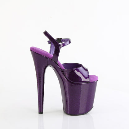 Pleaser   FLAMINGO-809GP Purple Glitter Pat/M