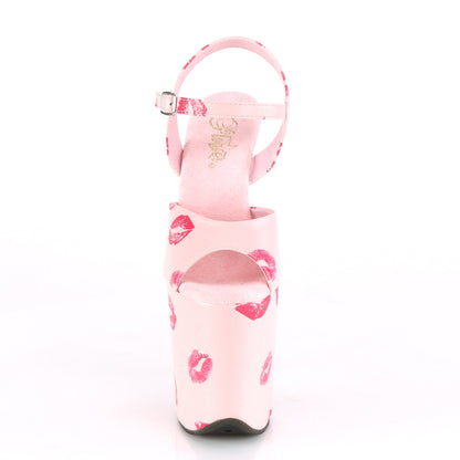 Pleaser Sandalias para mujer FLAMINGO-809kisses B. Piel de piel sintética rosa / b. Cuero de imitación rosa