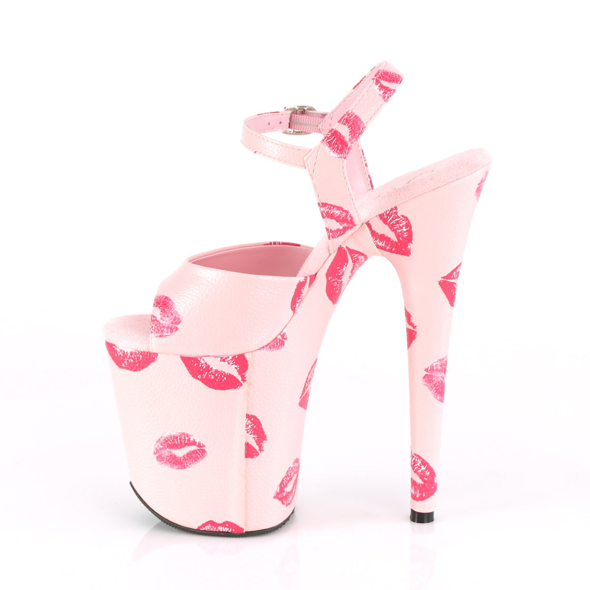 Pleaser Sandalias para mujer FLAMINGO-809kisses B. Piel de piel sintética rosa / b. Cuero de imitación rosa