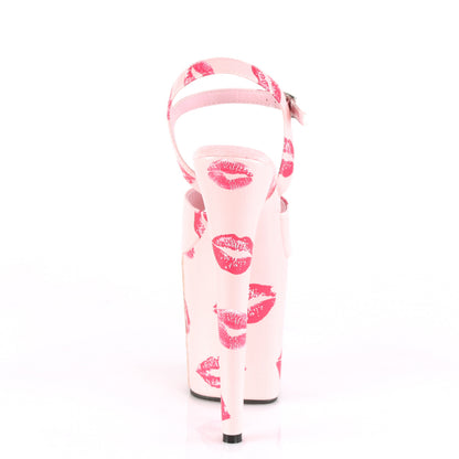 Pleaser Sandalias para mujer FLAMINGO-809kisses B. Piel de piel sintética rosa / b. Cuero de imitación rosa