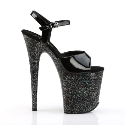 Pleaser Sandalias para mujer FLAMINGO-809mg BLK / BLK