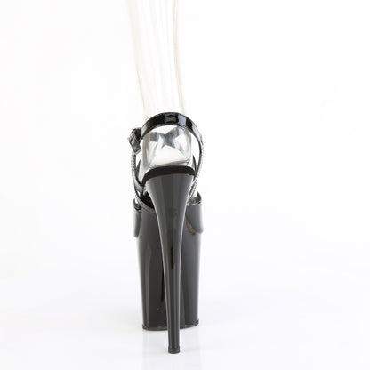 Pleaser   FLAMINGO-824 Blk Pat/Blk