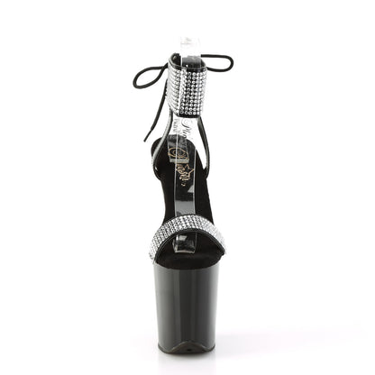 Pleaser   FLAMINGO-870 Blk Pat-RS/Blk
