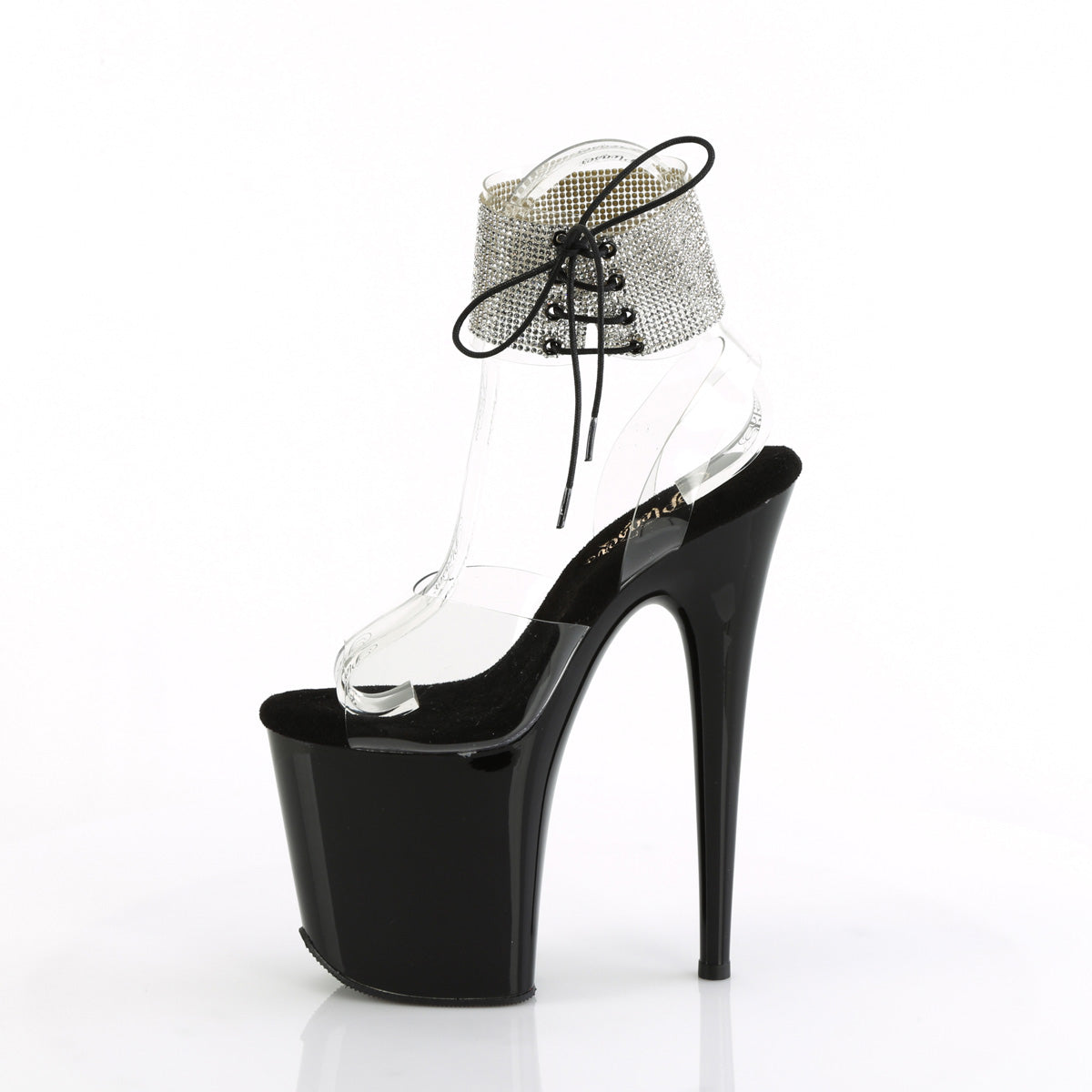 Pleaser   FLAMINGO-891-2RS CLR/BLK