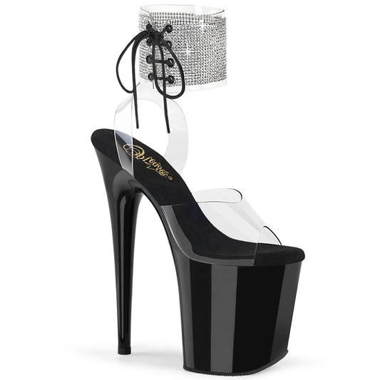 Pleaser   FLAMINGO-891-2RS CLR/BLK