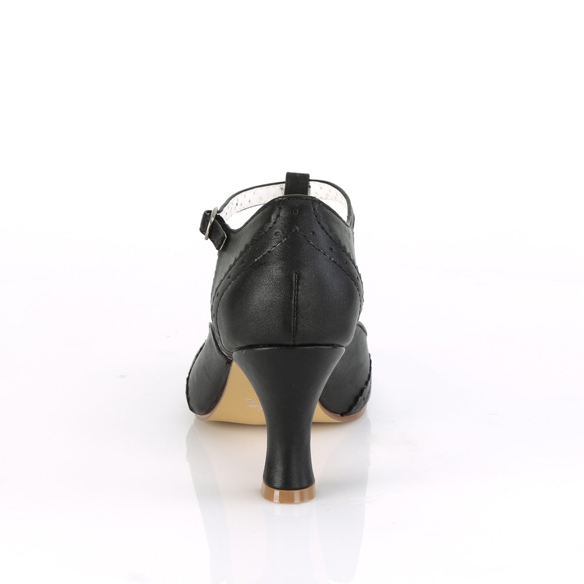 Pin Up Couture Bombas para mujer FLAPPER-26 blk pu