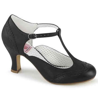 Pin Up Couture Bombas para mujer FLAPPER-26 blk pu