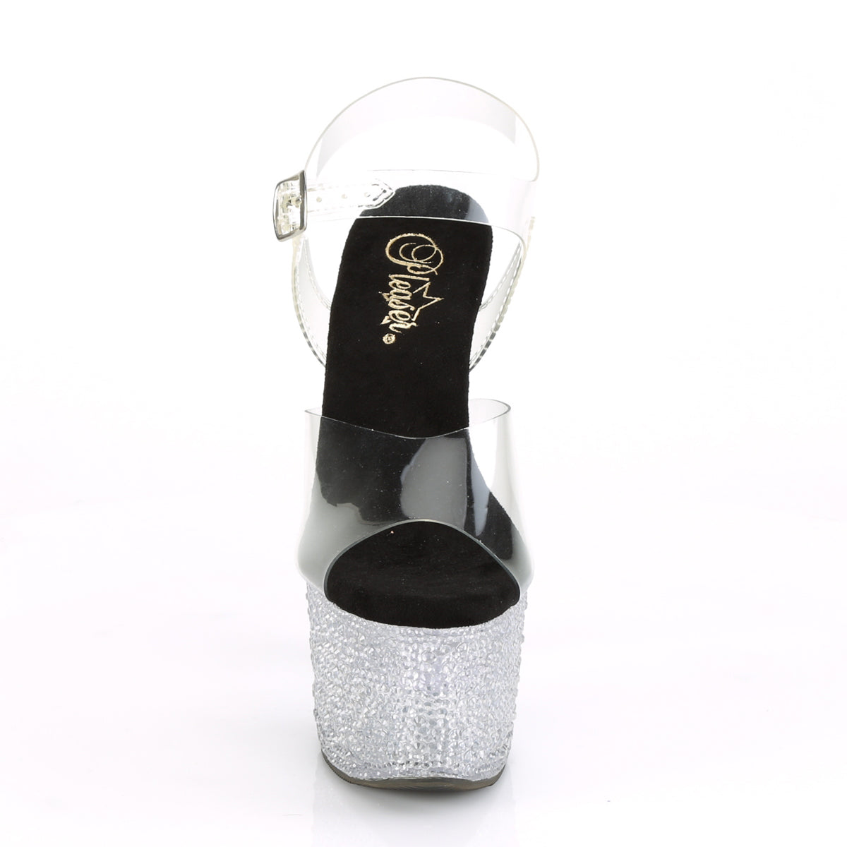 Pleaser Sandalias para mujer FLASHDANCE-708xtal clr / clr