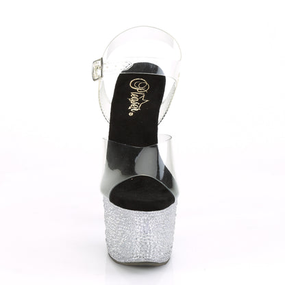 Pleaser Sandalias para mujer FLASHDANCE-708xtal clr / clr
