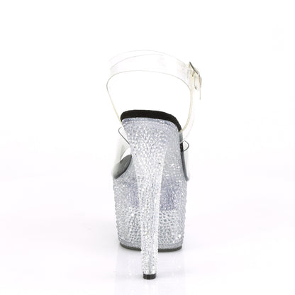 Pleaser Sandalias para mujer FLASHDANCE-708xtal clr / clr