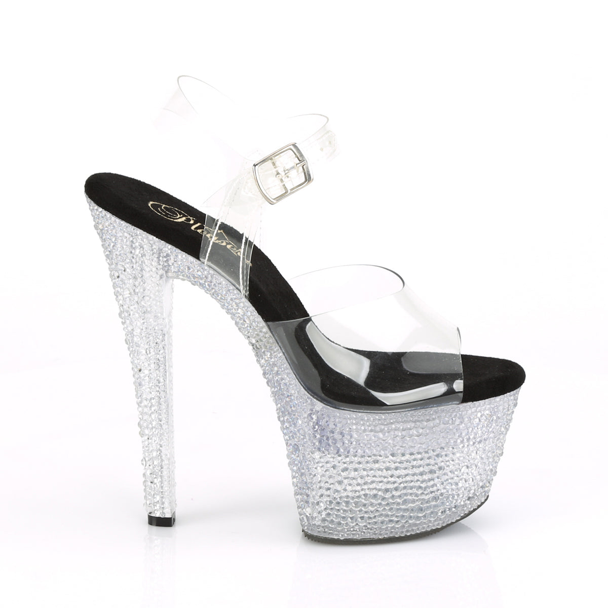 Pleaser Sandalias para mujer FLASHDANCE-708xtal clr / clr