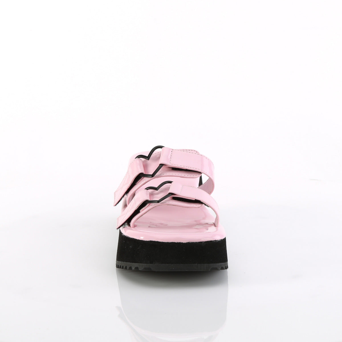 DemoniaCult  Sandalias FLIP-12 B. Pink Holo Pat