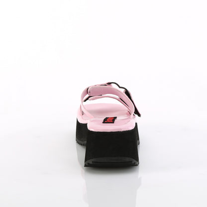 DemoniaCult  Sandalias FLIP-12 B. Pink Holo Pat