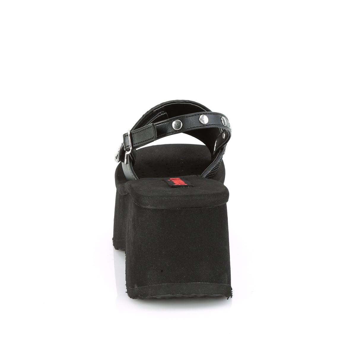 DemoniaCult Sandalias para mujeres FUNN-32 BLK FESHNETNET-VEGAN LOOO