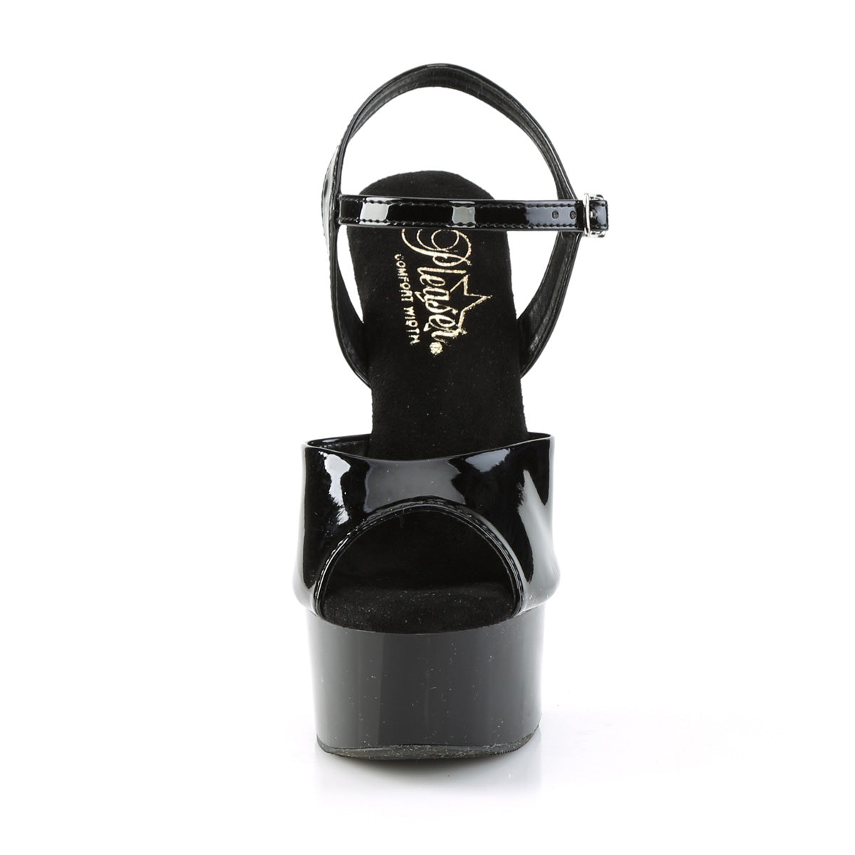 Pleaser  Sandalias GLEAM-609 BLK PAT / BLK