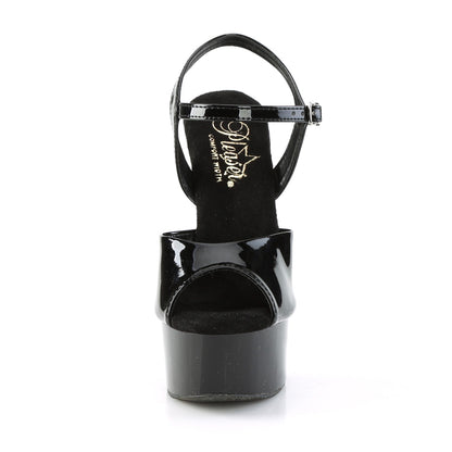 Pleaser  Sandalias GLEAM-609 BLK PAT / BLK
