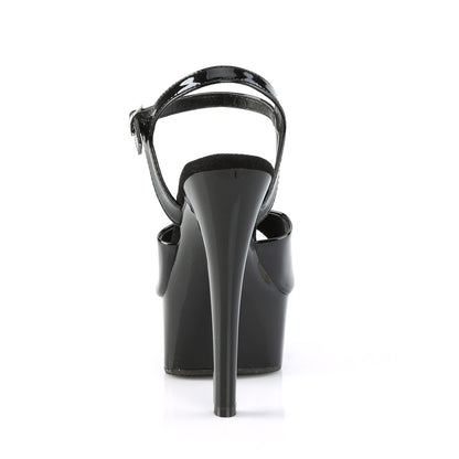 Pleaser  Sandalias GLEAM-609 BLK PAT / BLK