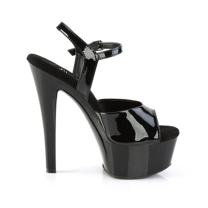 Pleaser  Sandalias GLEAM-609 BLK PAT / BLK