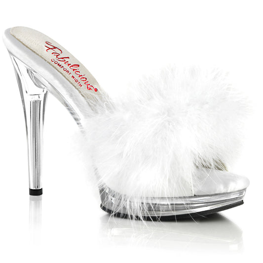 Fabulicious  Sandalias GLORY-501F-8 WHT Faux de piel de piel / CLR