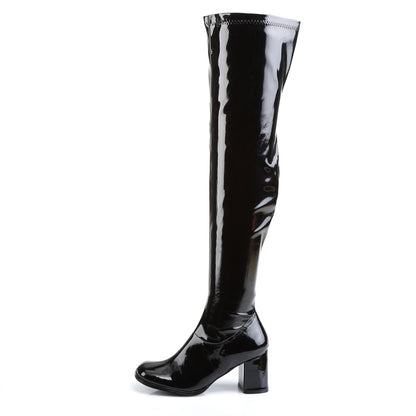 Funtasma Botas de mujer Gogo-3000 BLK STR PAT
