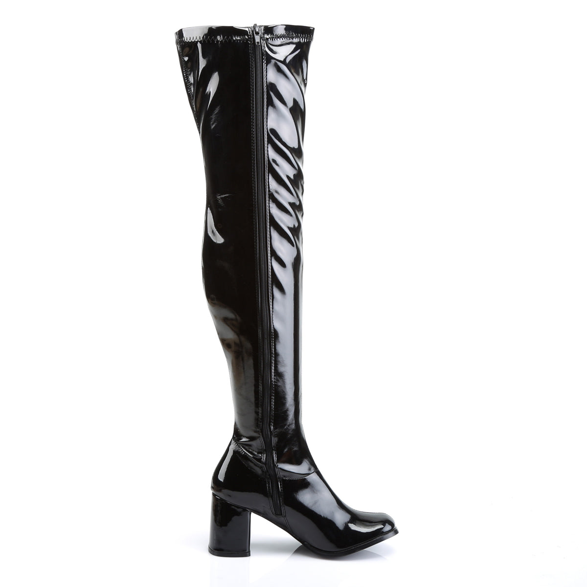 Funtasma Botas de mujer Gogo-3000 BLK STR PAT