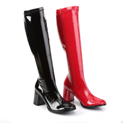 Funtasma Botas de mujer Gogo-300HQ Blk-Red Pat