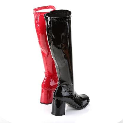 Funtasma Botas de mujer Gogo-300HQ Blk-Red Pat