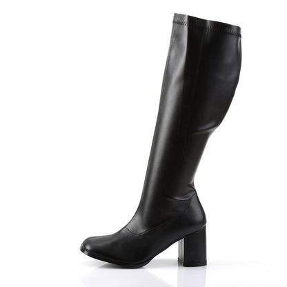 Funtasma Botas de mujer Gogo-300WC BLK STR PU