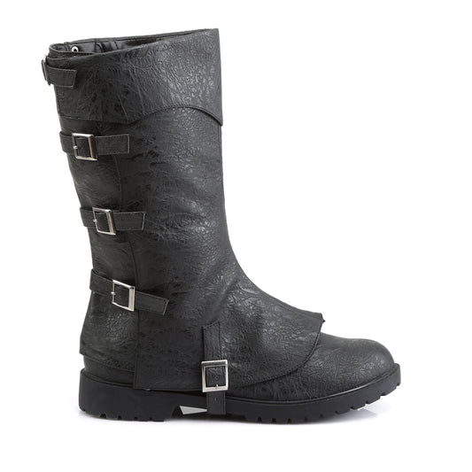 Funtasma Botas para hombre GOTHAM-105 BLK PU angustiada