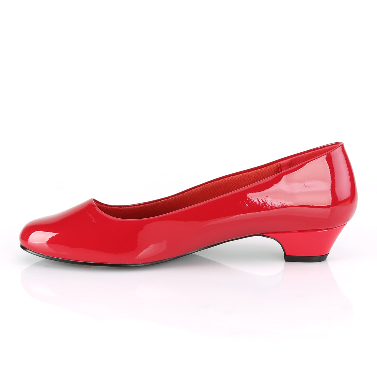 Pleaser Pink Label Bombas para mujer GWEN-01 Red Pat