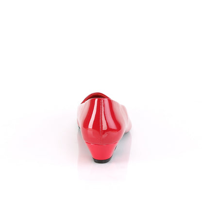 Pleaser Pink Label Bombas para mujer GWEN-01 Red Pat