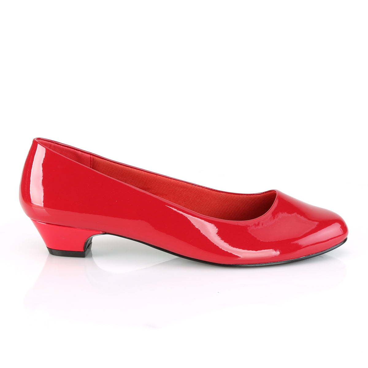 Pleaser Pink Label Bombas para mujer GWEN-01 Red Pat