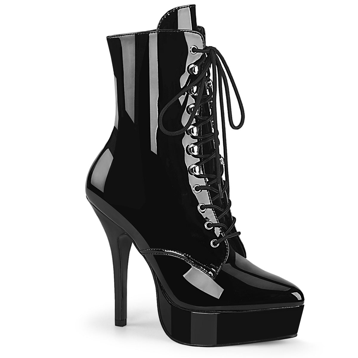 Devious Womens Pumps INDULGE-1020 Blk Pat