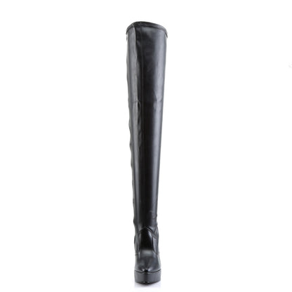 Devious Bombas para mujer INDULGE-3000 blk str pu