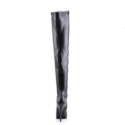 Devious Bombas para mujer INDULGE-3000 blk str pu