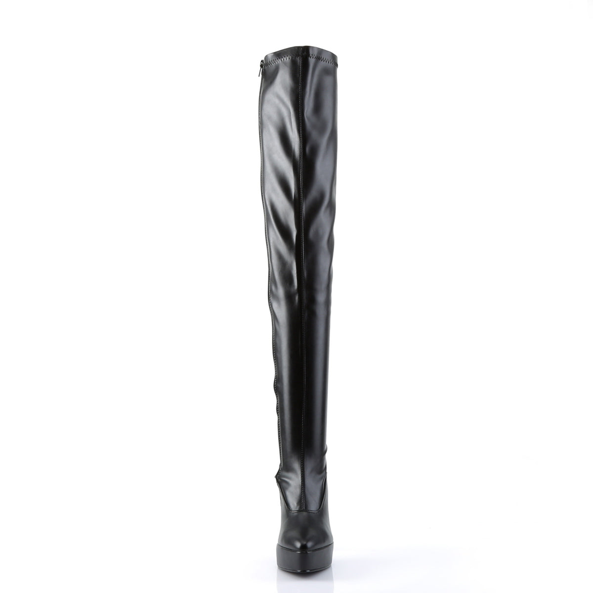 Devious Bombas para mujer INDULGE-3063 blk str pu