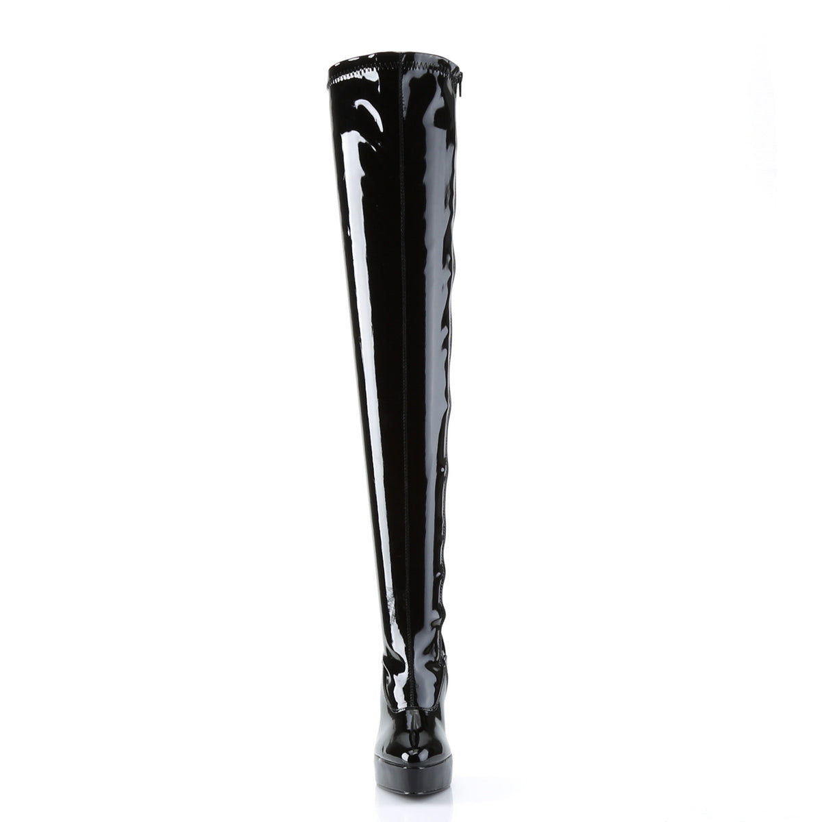 Devious Bombas para mujer INDULGE-3063 BLK STR PAT