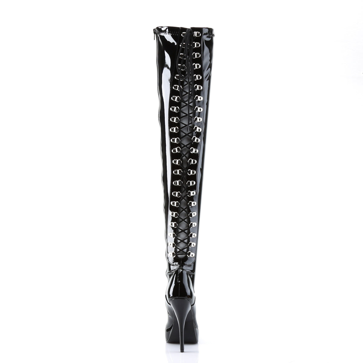Devious Bombas para mujer INDULGE-3063 BLK STR PAT