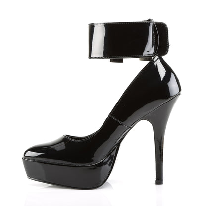 Devious Bombas para mujer INDULGE-534 BLK PAT