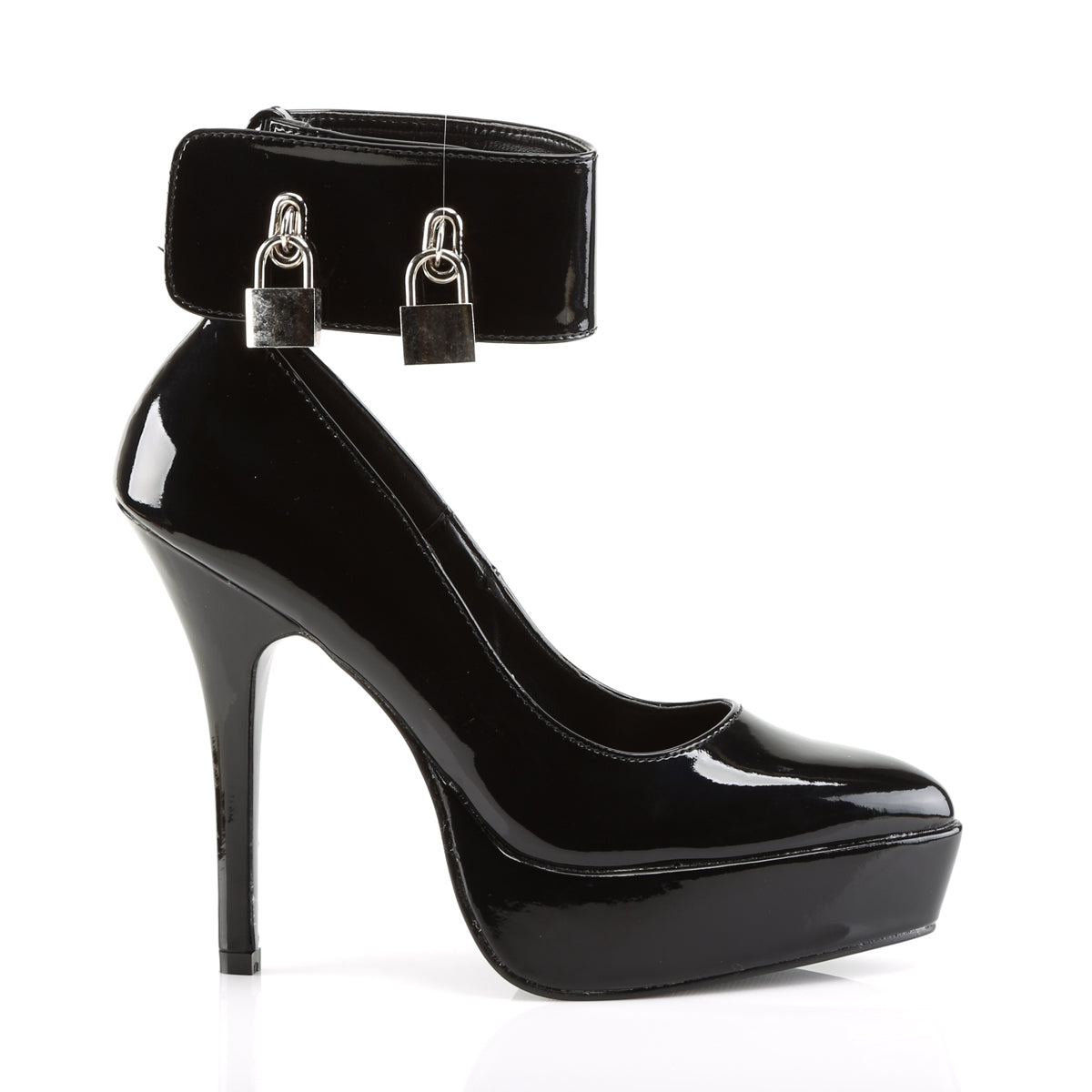 Devious Bombas para mujer INDULGE-534 BLK PAT