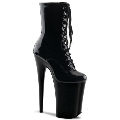 Pleaser Botas de tobillo para mujer INFINITY-1020 blk / blk