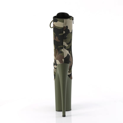 Pleaser  Botines INFINITY-1020CAMO TELA DE CAMO GREEN/DARK Olive Mate