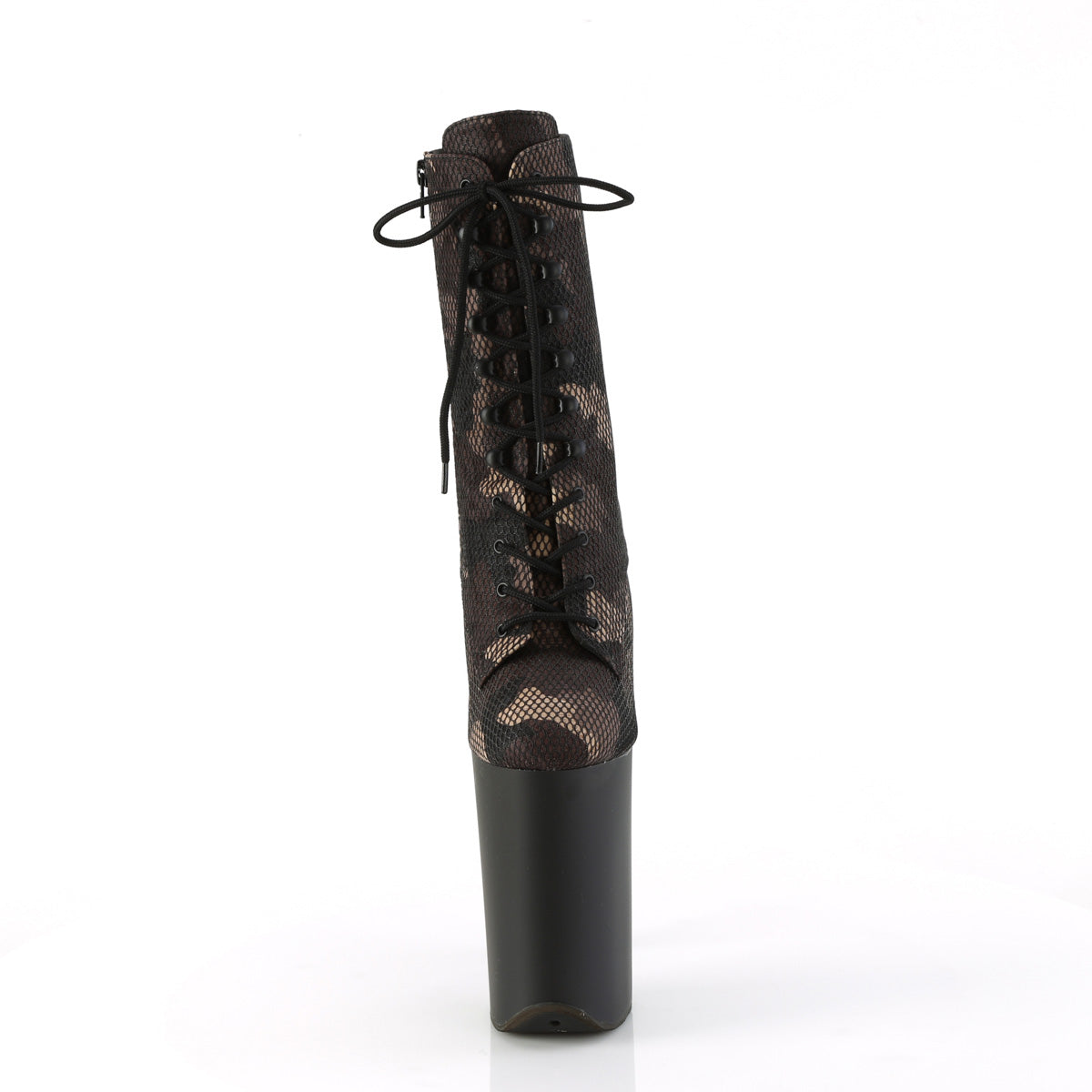 Pleaser  Botines INFINITY-1020cm de camuflaje verde/blk mate
