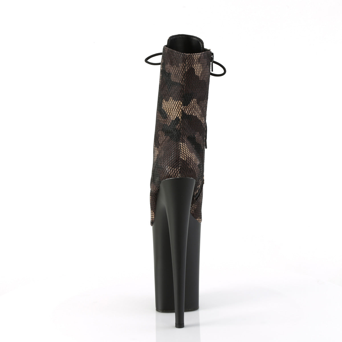 Pleaser  Botines INFINITY-1020cm de camuflaje verde/blk mate